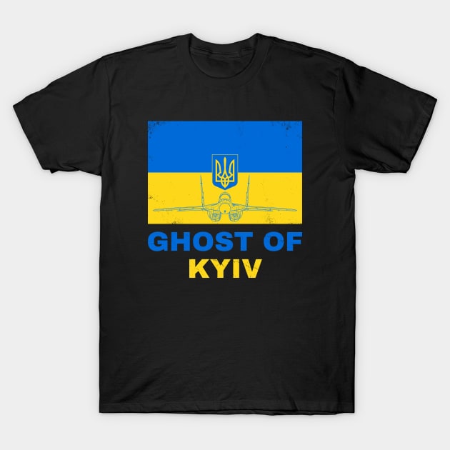 Ghost of Kyiv T-Shirt by NicGrayTees